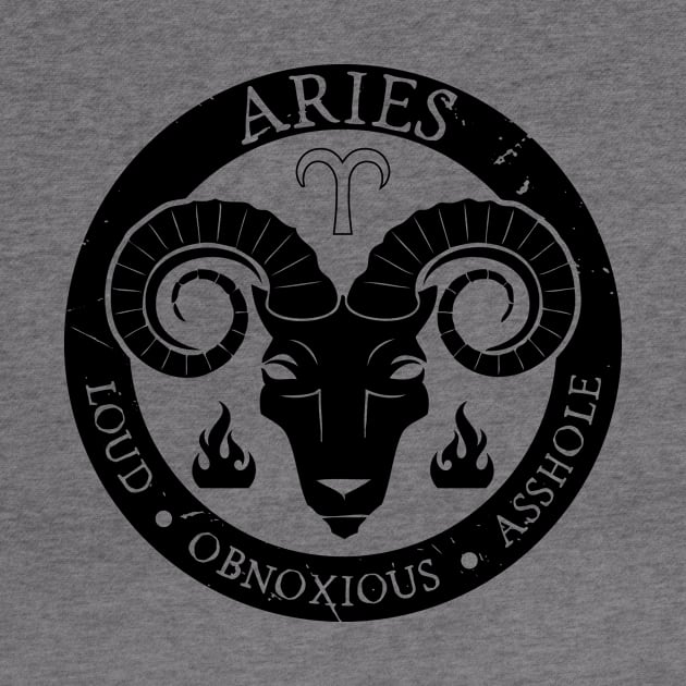 Savage Aries Zodiac Antisocial Astrology by atomguy